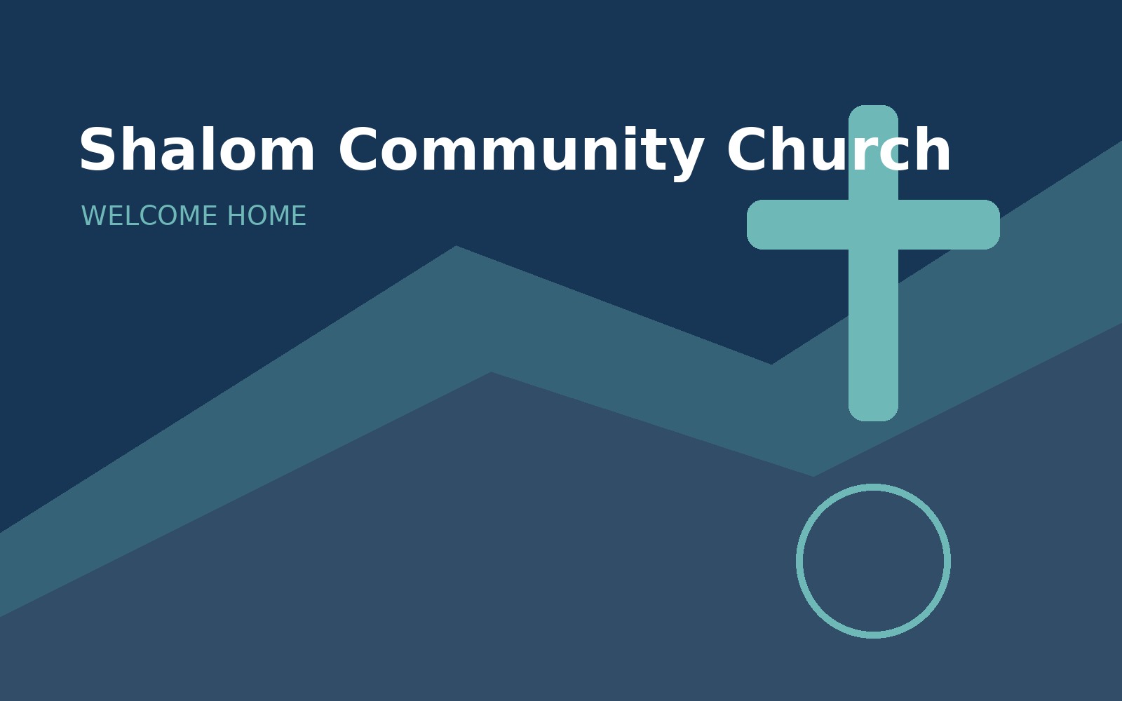 Welcome to Shalom Community Church